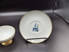 Vintage Disneyland Castle Tinkerbell Mini Souvenir Tea Cup Saucer Set 1960s Rare