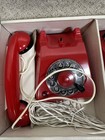 Rare Vintage Durham s Dial Telephone Set Toy Intercom Phone Works