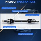 Ncv69174 Rear Cv Axle Shaft Assembly Left Right For Toyota Matrix 2009-2013