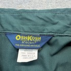 Oshkosh B gosh Men s Work Shirt  Green  Short Sleeve Snap Front 4xlb Made In Usa