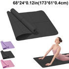 Yoga Mat 4mm Eva Non-slip Fitness Pilates Gym Exercise Mat Purple black pink