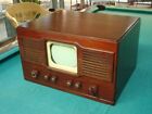 Vintage 1940 s National Tv-7w  7  Table Top Tv In Mahogany Cabinet