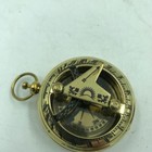 Nautical Antique Brass Sundial Compass Vintage  Brass Beautiful Shiny Finish