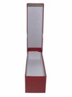9x2x2 Red Storage Box For 2x2 Coin Holders And Flips  Single Row 3 Pack