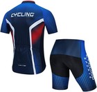 Men   s Cycling Jersey Set Short Sleeve Mtb Bike Outfit Size M Bicycle Clothing