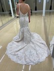 Wedding Dress Mermaid Style Lace   Open Back Size 10