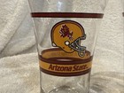 Vintage 1980 s Set Of 2 Arizona State Sun Devils Coca-cola 6 Inch Glasses  Nice 
