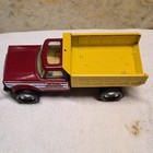 Nylint Metal Dump Truck Toy Vehicle W  Dump Bed  Red   Yellow