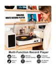 Bluetooth Record Player With External Stereo Speakers  Vintage 3-speed Turnta   