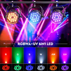 18x15w Waterproof Rgbwa Uv Led Par Up Light Dmx Stage Dj Par Light Beam W case