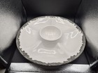 Arthur Court Earthen Metalware Ceramic Sectional Tray 15 5  