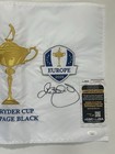 Rory Mcilroy Signed Autographed 2025 Ryder Cup Flag Team Europe Jsa Coa