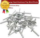 50pcs Aluminum Tri-fold Exploding Pop Rivets 3 16 Large Flange 3 16  x 1   Large