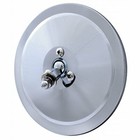 United Pacific C477202 Chrome 5  Smooth Mirror Head - Flat Mirror - 1 Unit