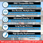 2x For Liftmaster Chamberlain Craftsman Garage Door Opener Remote Replacement  8