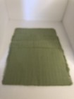 Placemats 4 Green Weave Reversible   