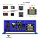 2000w Pure Sine Wave Inverter 48v To 120v 220v Power Converter Car Solar Rv Home