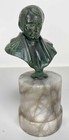 Italy Napoleon Bonaparte French Emperor Empire Bronze Bust Statue Marble Base