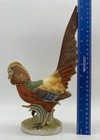 Vintage Lefton Japan Golden Pheasant Porcelain Figurine  Hand Painted 11  Tall