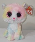 Ty Beanie Boos Fluffy The Cat Claire s Exclusive 6  New Mwmts Stuffed Animal Toy