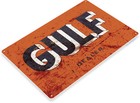 Tin Sign Gulf Dealer Gas Oil Sign  Station  Garage  Auto Shop  Retro Rustic A834