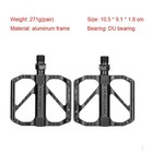 Bike Bicycle Pedals Alu 9 16  Non-slip Sealed Bearing Bike Cycling Flat Pedals 