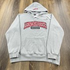 Vintage Leinenkugels Hoodie Mens L Gray Sweatshirt Beer Brewing Co Bar Sweater