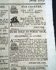 George Washington Administration Era 18th Century American 1794 U s  Newspaper