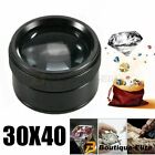 40x Magnifying Loupe Jewelry Eye Glass Magnifier Jewelers Loop Pocket
