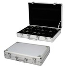 24-slot Watch Box Aluminum Alloy Storage Case Collectors Display W  Lock