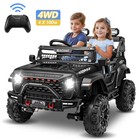24v Kids Ride On Toy Car Parental Remote Power Wheels Truck Electric 2-seater Us