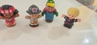 1 Lot 7p Fisher Price Little People Disney Princess Moana Frozen Ana Firefighter
