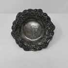 Wm A Rogers Oneida Silver Plated Footed Pedestal Candy Nut Dish -vintage