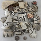 30  Ancient Anasazi Native American Pottery Shards Arizona L8-d Free Ship