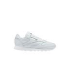Reebok Classics Classic Leather X Face  cloudy Blue white black  Women s Shoes