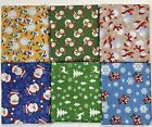 Christmas Holiday   18 Fat Quarter Bundle   Winter  Santa  Snowman   3 