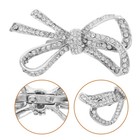  1 Pair Bow Rhinestone Wedding Shoe Clips Sparkly Crystal Shoe Buckle Shoes