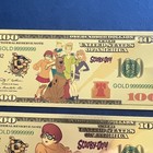 Scooby-doo Gold Novelty  100 Bills Set Commemorative Issue Certificate