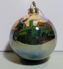 John Deere   Walter Hinton s  v For Victory  Hand Painted Ornament