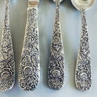 5 Pc Godinger Olde Bouquet Silverplate Flatware Silver Plate 1 Setting Vtg