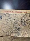 Revolutionary War Battlefields Map 1775-1781 Document Showing Locations In Order