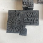 Vintage Metal Letterpress Stamps Miscellaneous Lot 