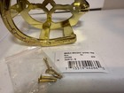 Brass Horseshoe Bridle Rack Hook With English Trim Nwt 5 
