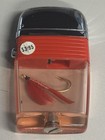 Vintage Scripto Vu Fishing Lure Red Band Lighter In Box  411