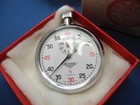 Vintage Merit Meritor Timer  271 Stopwatch 1 5 With Original Box Tested - Swiss