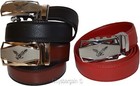 Comfort Slide Click Leather Automatic Belt Men s Buckle Lock Dress Jeans Bn 50 