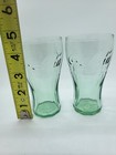 Vintage Coca-cola  genuine Glass  6 25 Oz  Glass Color  Green