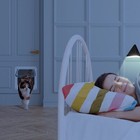 Cat Flap Door For Interior Exterior Cat Door Weatherproof Pet Door 4-way