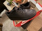 Size 3  ps  - Nike Court Borough 2 Mid Triple Balck