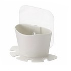 Suction Cup Toothbrush Holder Wall Mounted Bathroom Organizer Toothpaste Holder